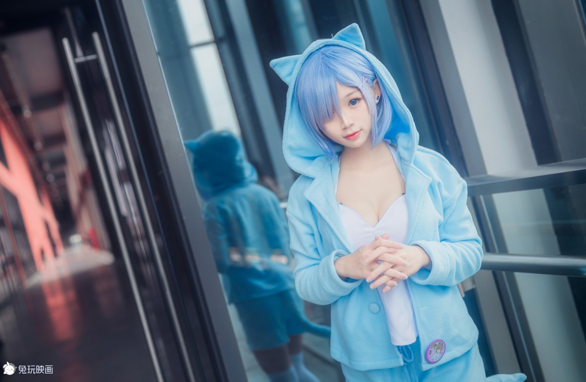 [Cosplay]兔玩映画–丢你一只雷姆-COSPLAY