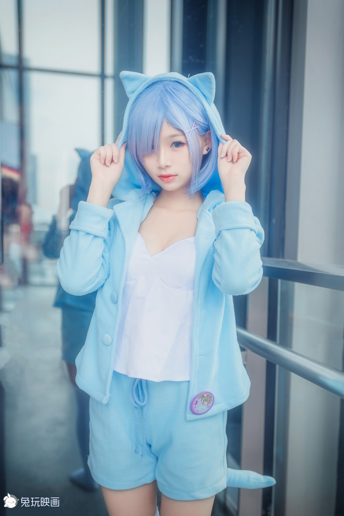 [Cosplay]兔玩映画–丢你一只雷姆-COSPLAY