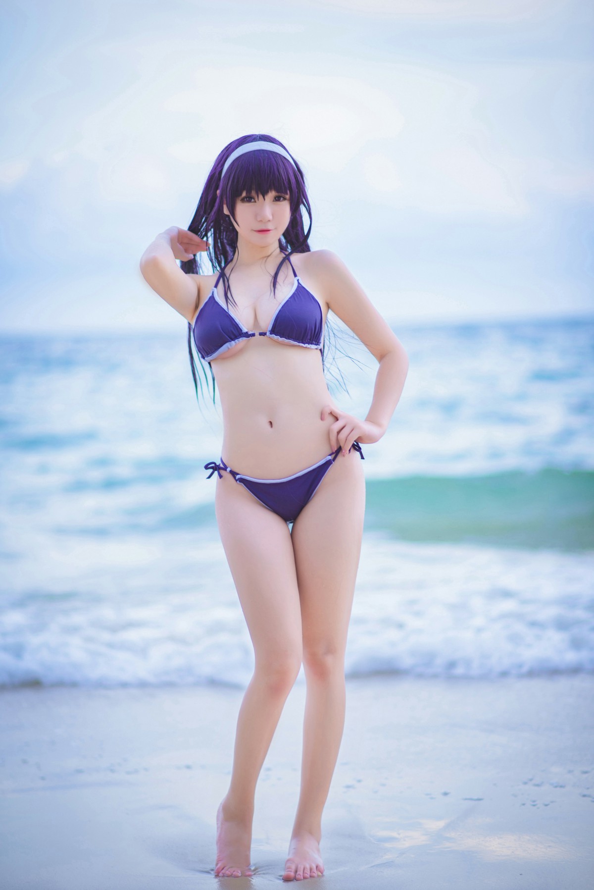 白金Saki写真–水着-COSPLAY