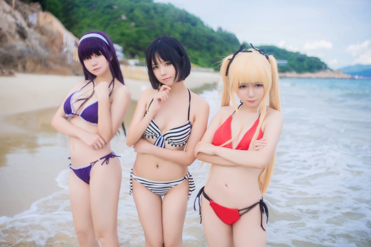 白金Saki写真–水着-COSPLAY