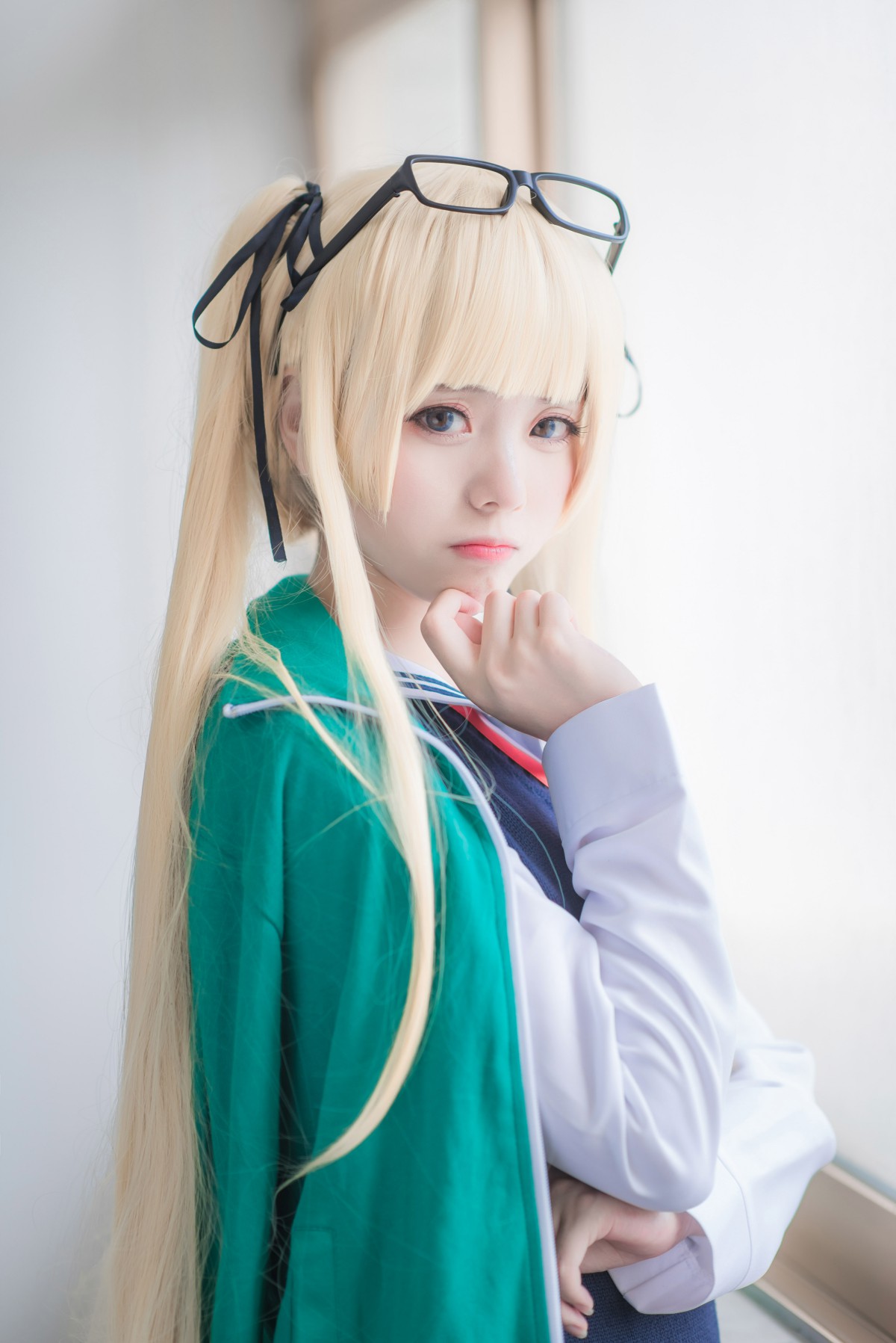 白金Saki写真–校服-COSPLAY