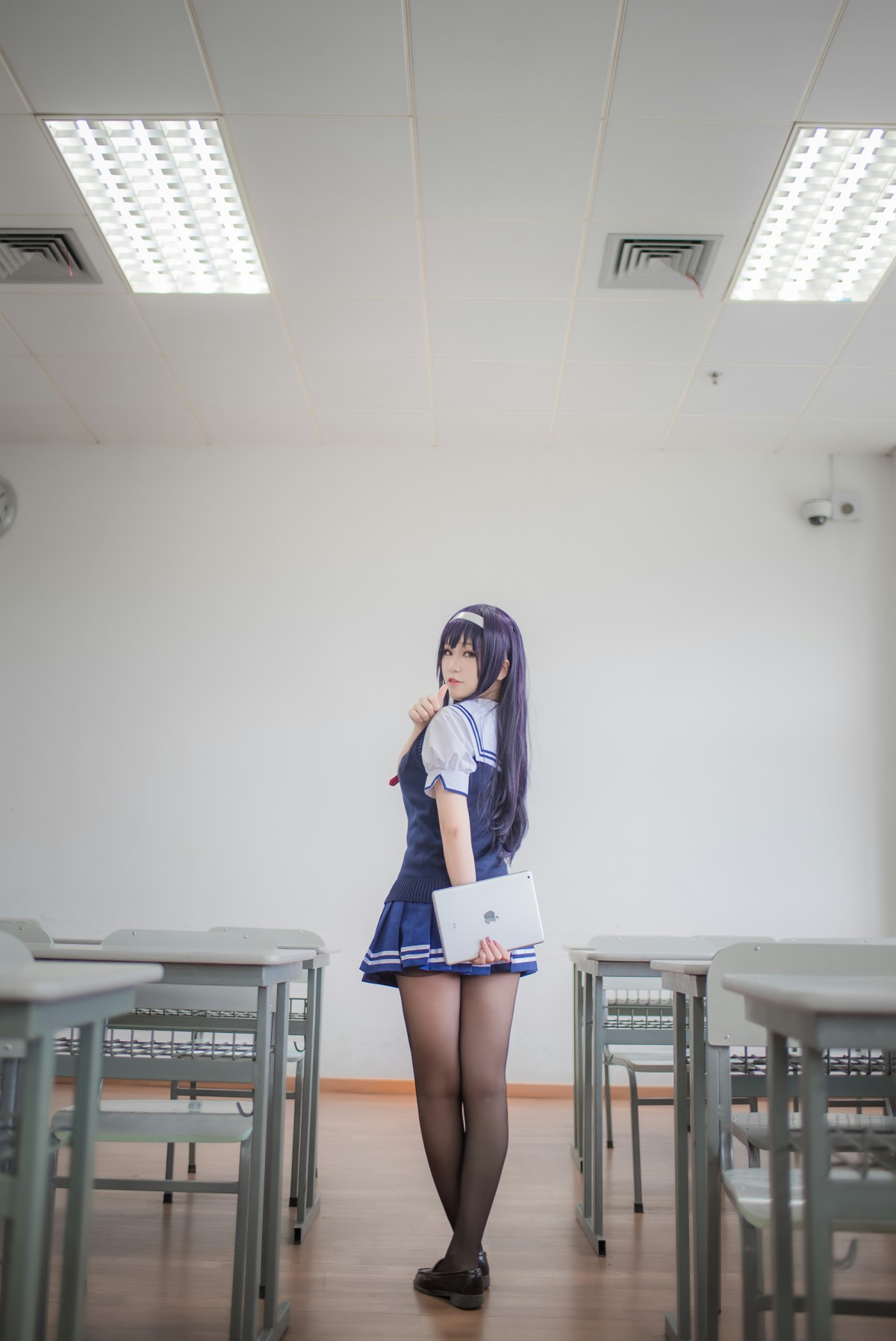 白金Saki写真–校服-COSPLAY