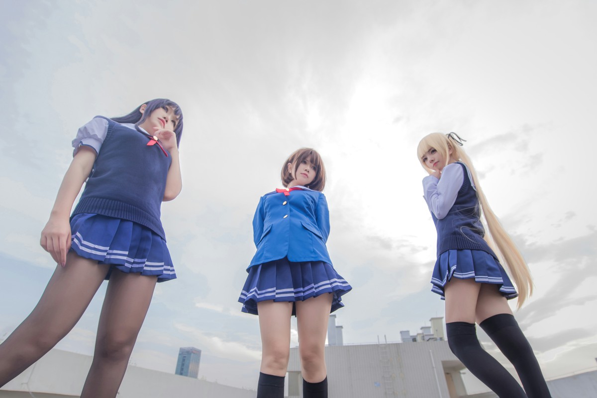 白金Saki写真–校服-COSPLAY