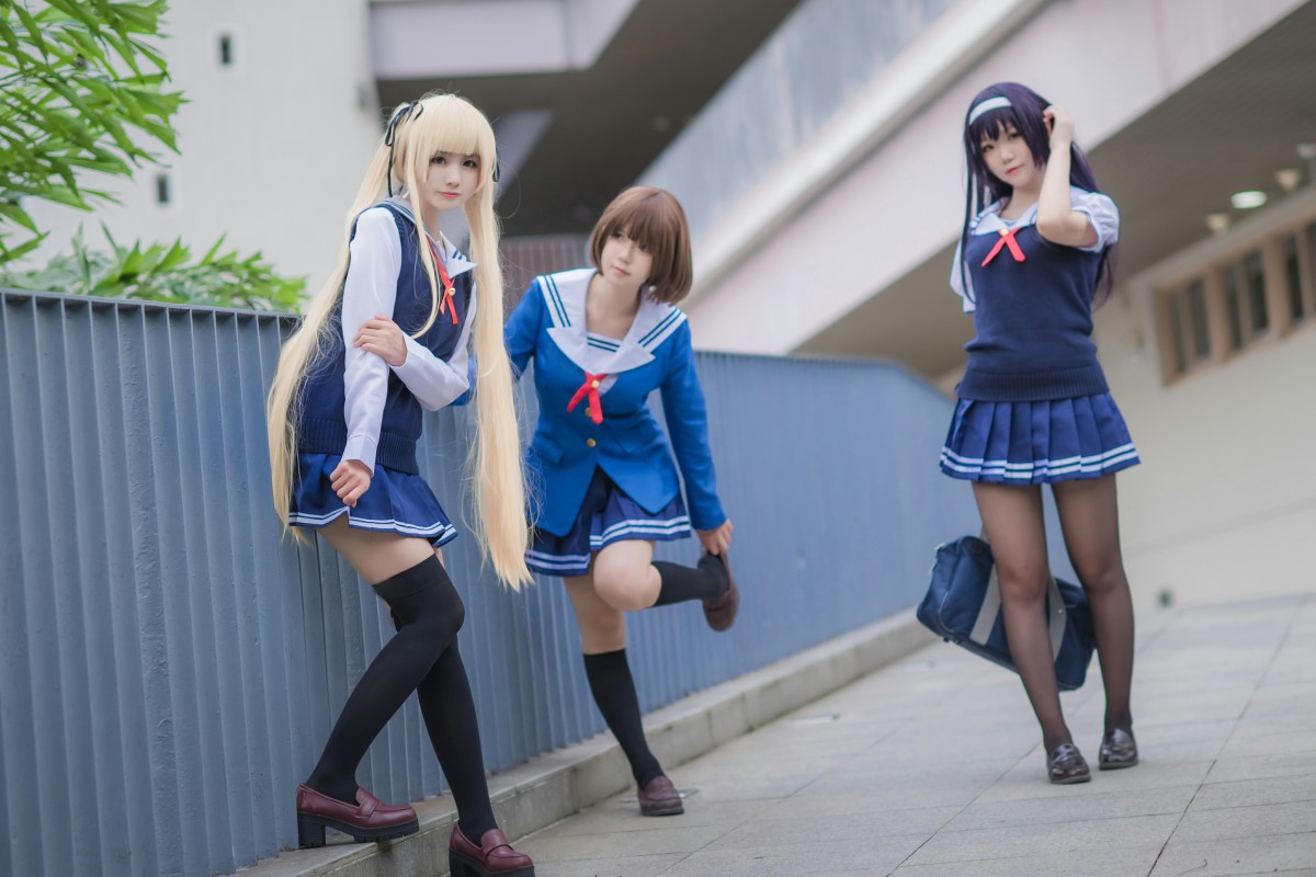 白金Saki写真–校服-COSPLAY