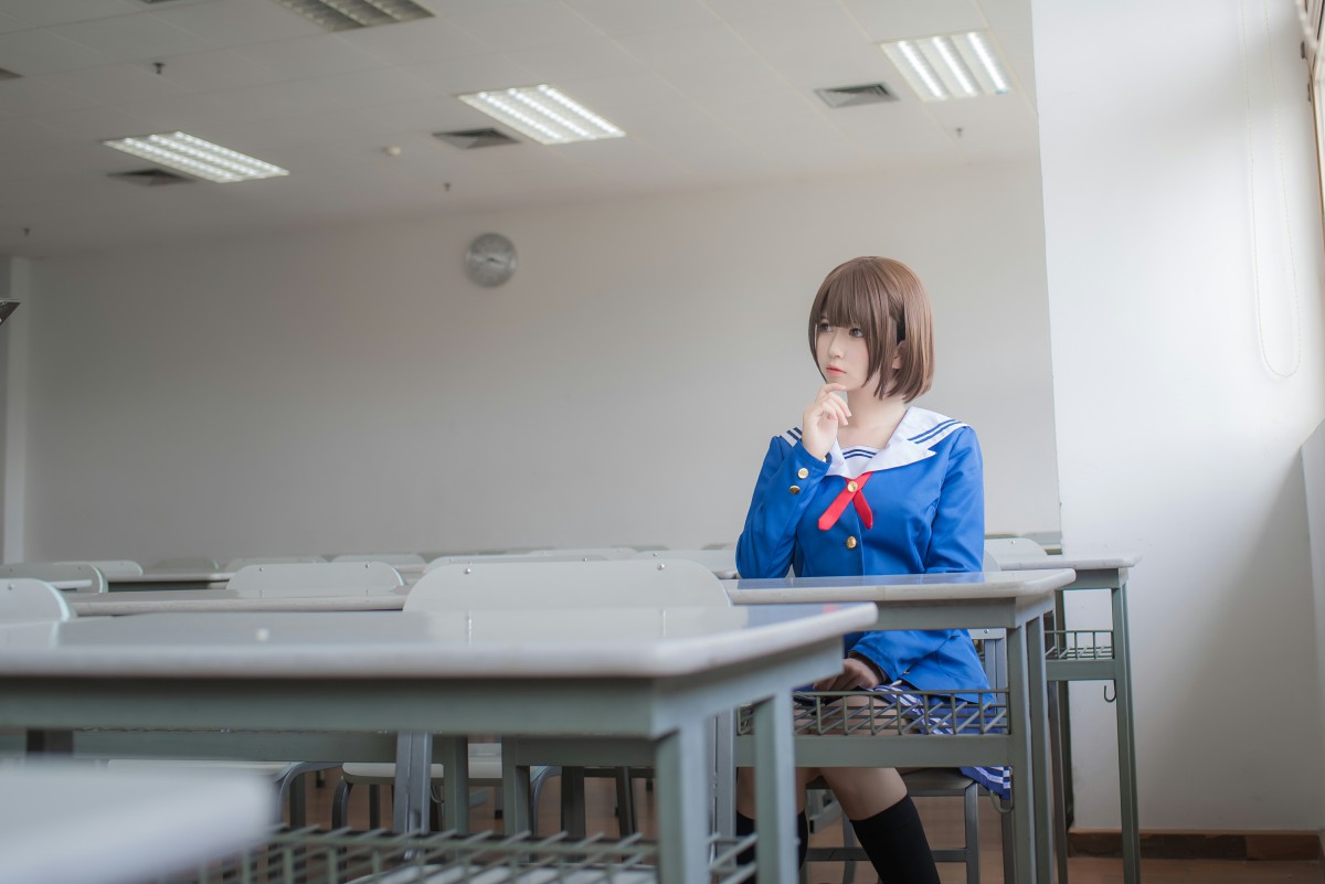 白金Saki写真–校服-COSPLAY