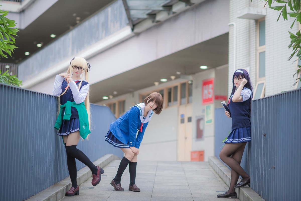 白金Saki写真–校服-COSPLAY