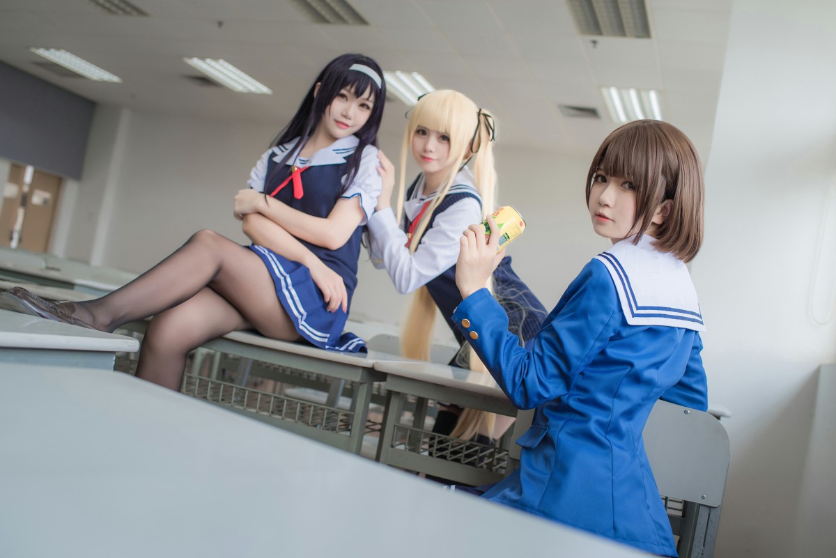 白金Saki写真–校服-COSPLAY