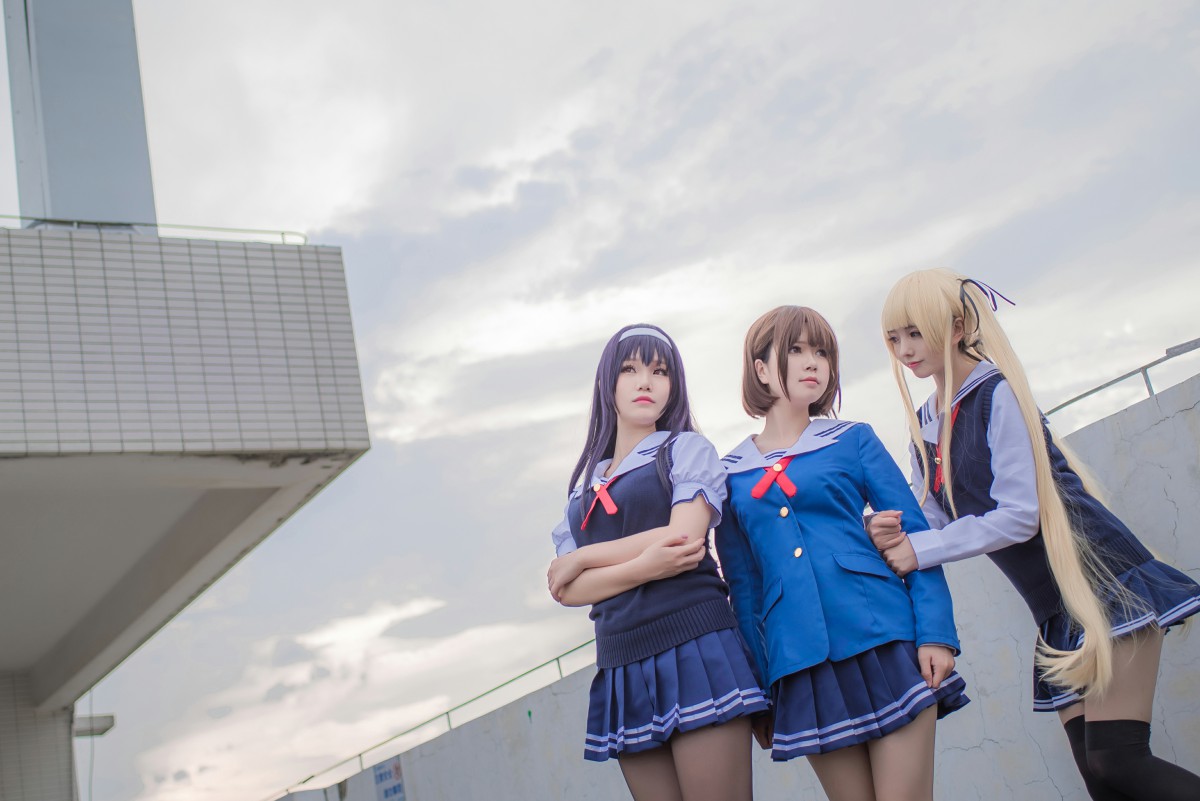 白金Saki写真–校服-COSPLAY