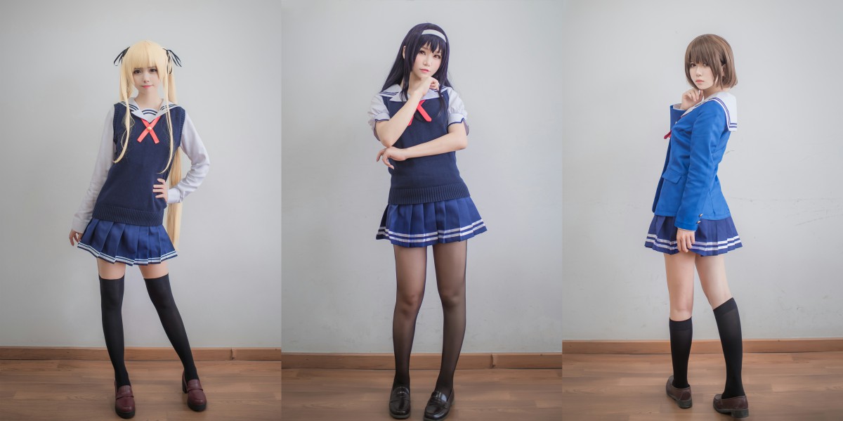 白金Saki写真–校服-COSPLAY