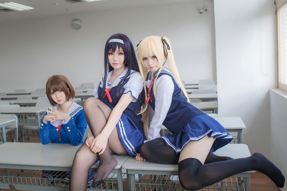 白金Saki写真–校服-COSPLAY