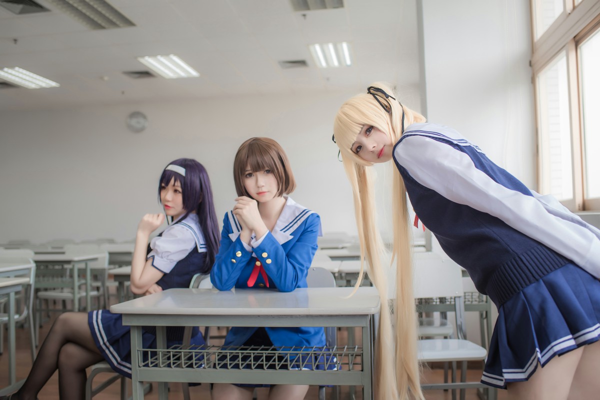 白金Saki写真–校服-COSPLAY