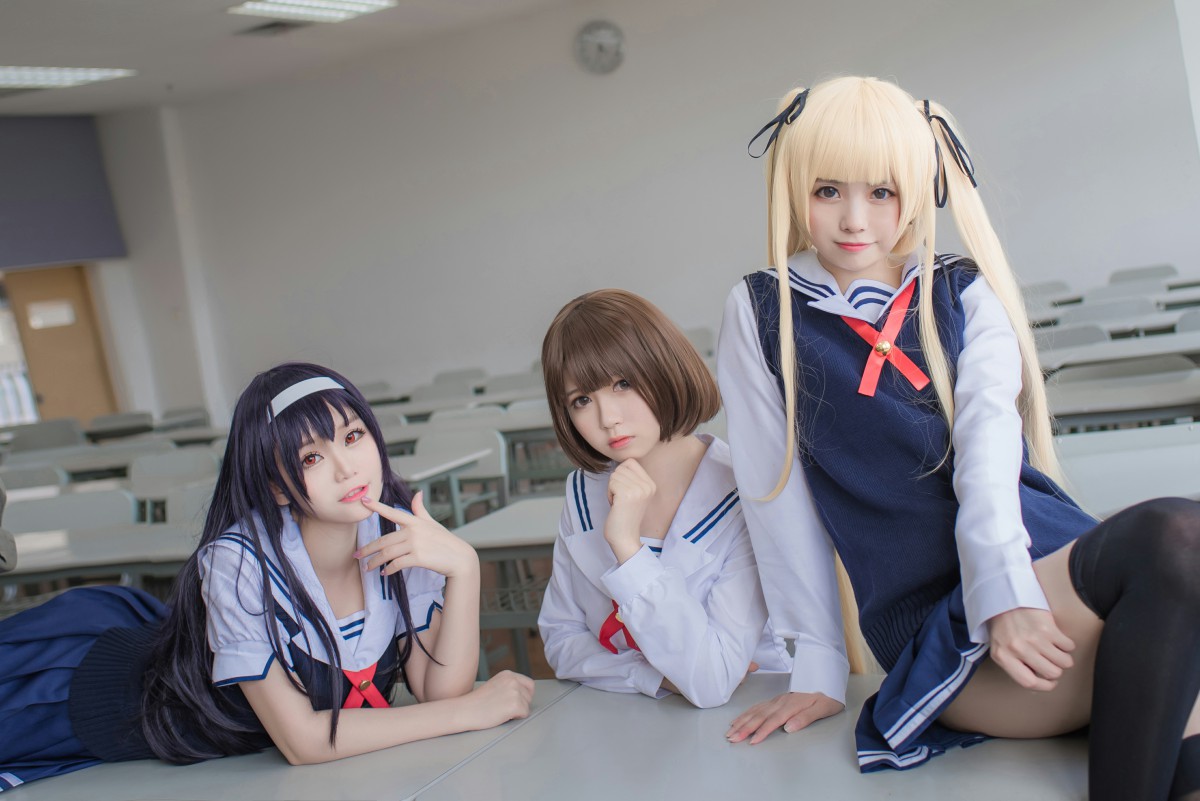 白金Saki写真–校服-COSPLAY