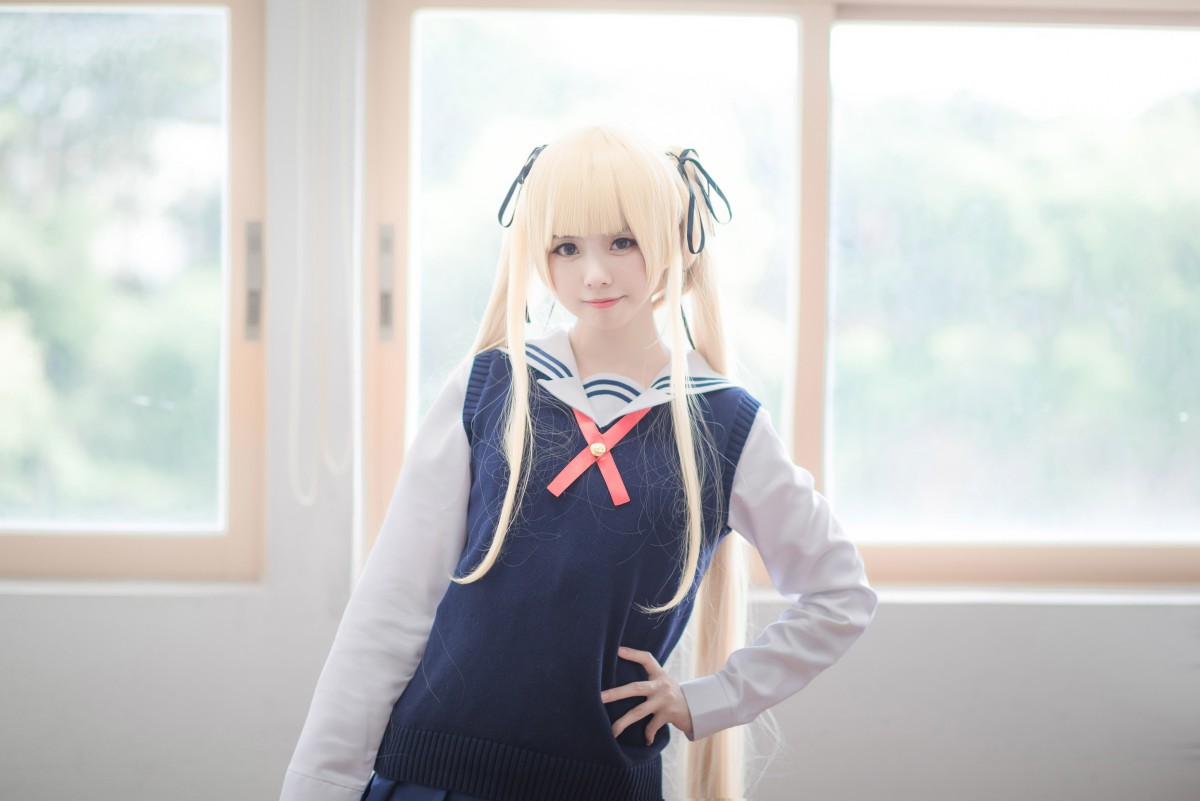 白金Saki写真–校服-COSPLAY