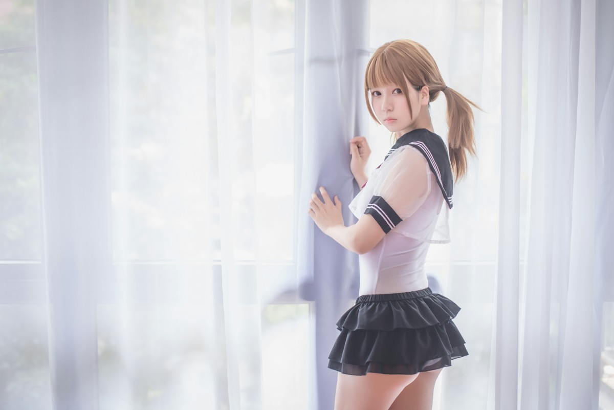 白金Saki写真–学生服-COSPLAY