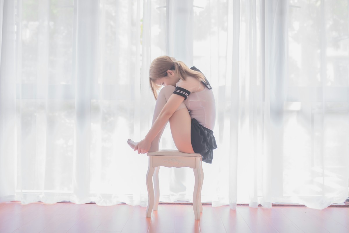 白金Saki写真–学生服-COSPLAY