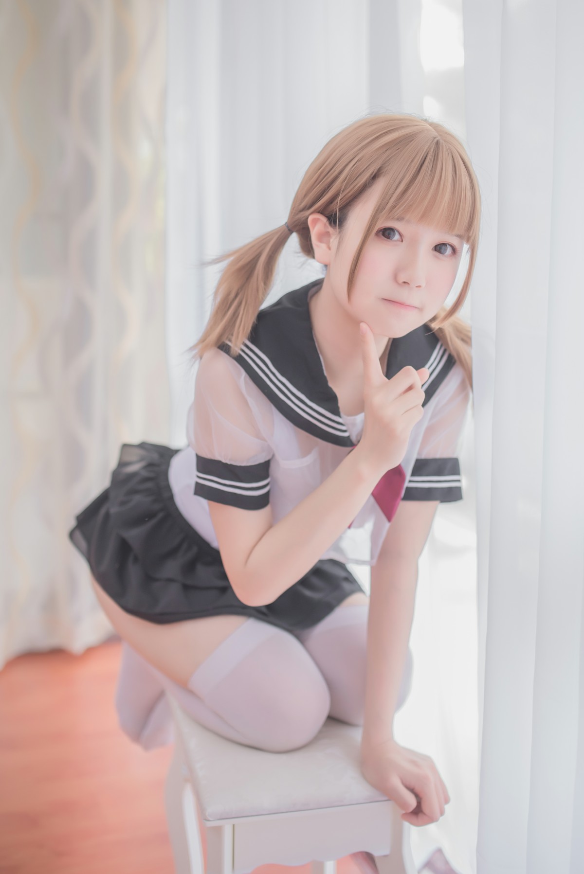 白金Saki写真–学生服-COSPLAY