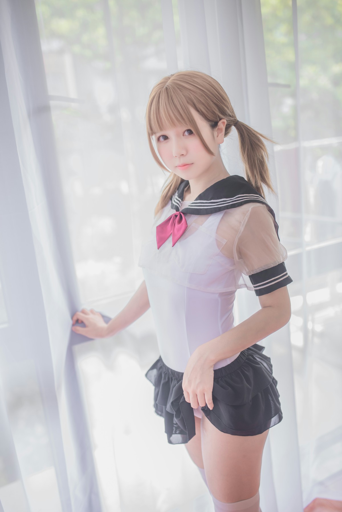 白金Saki写真–学生服-COSPLAY
