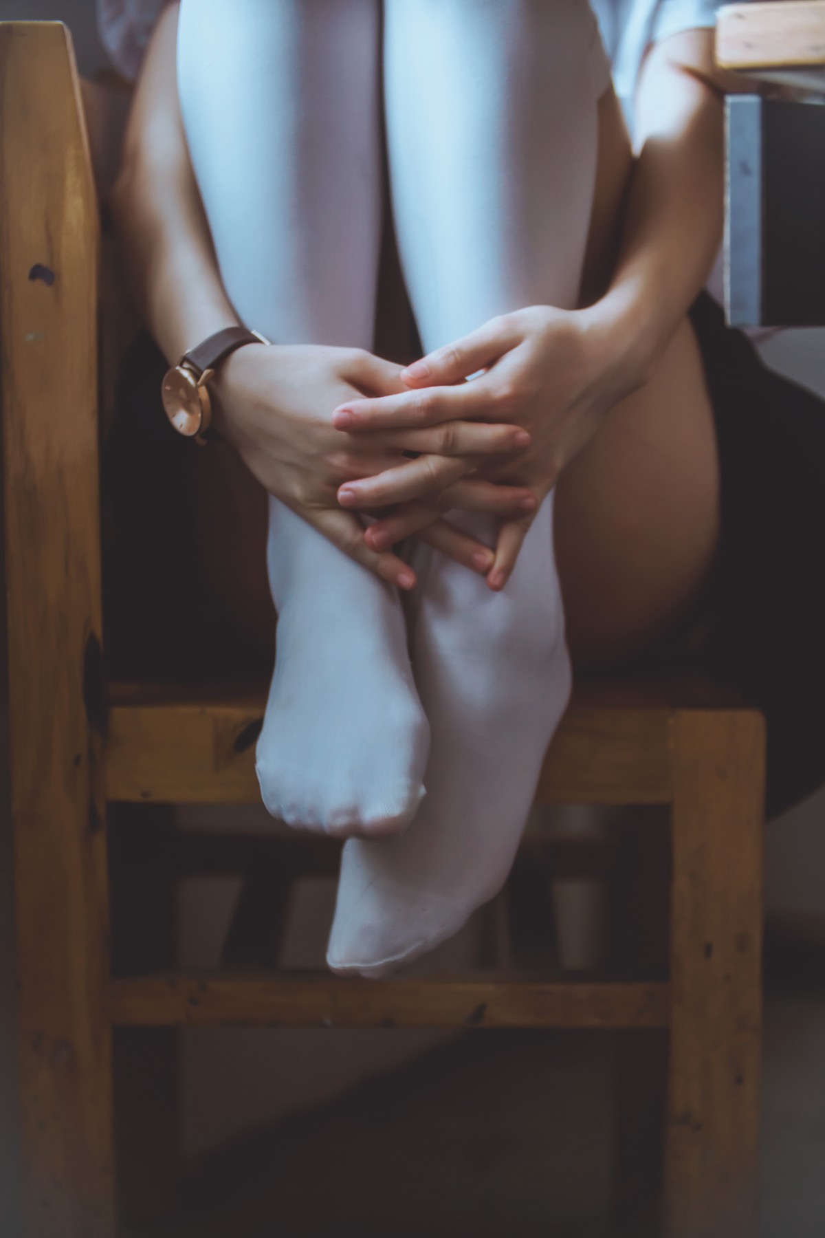 萝莉风COS桜桃喵–蓝白水手服-COSPLAY