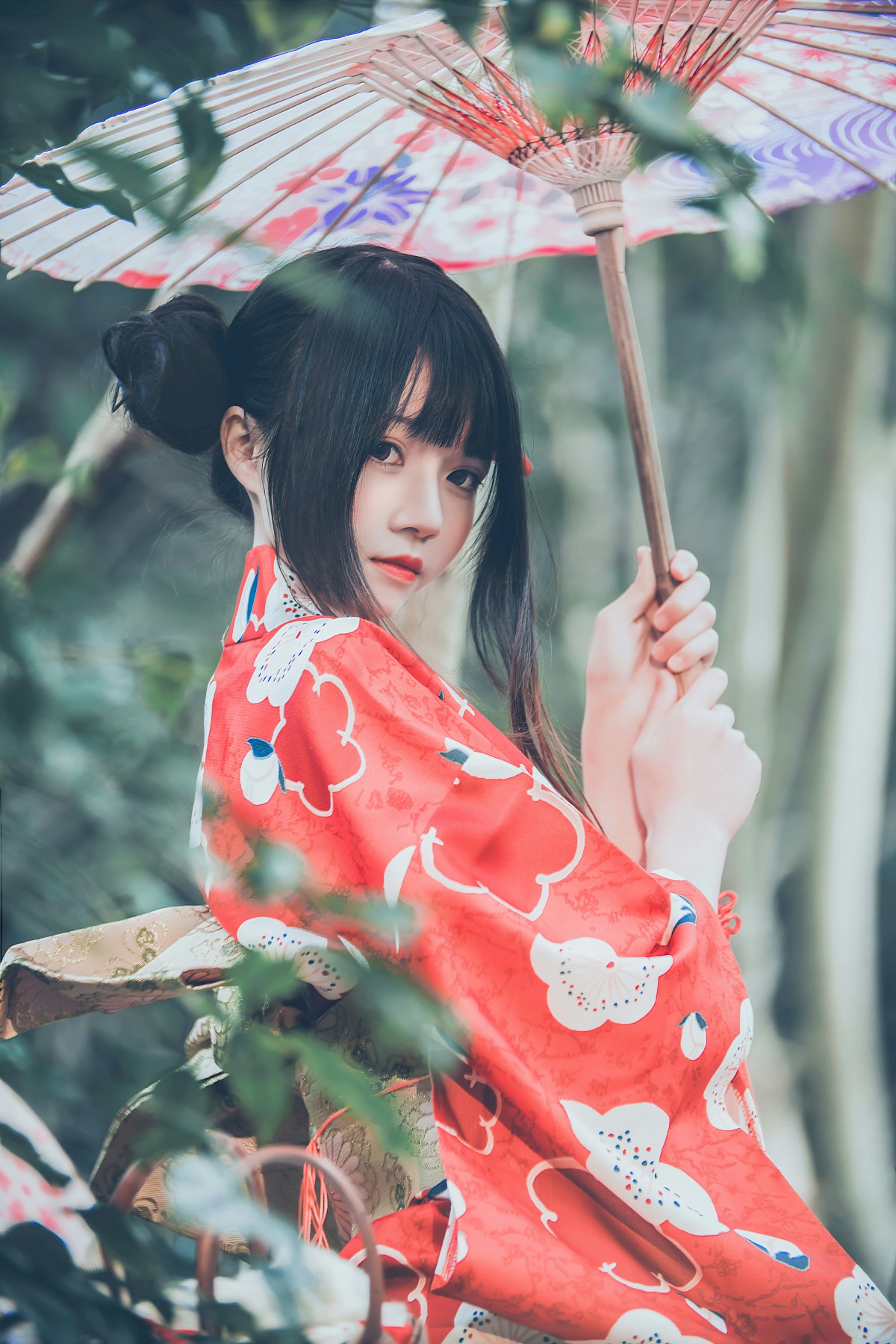 萝莉风COS桜桃喵–夏日祭-COSPLAY