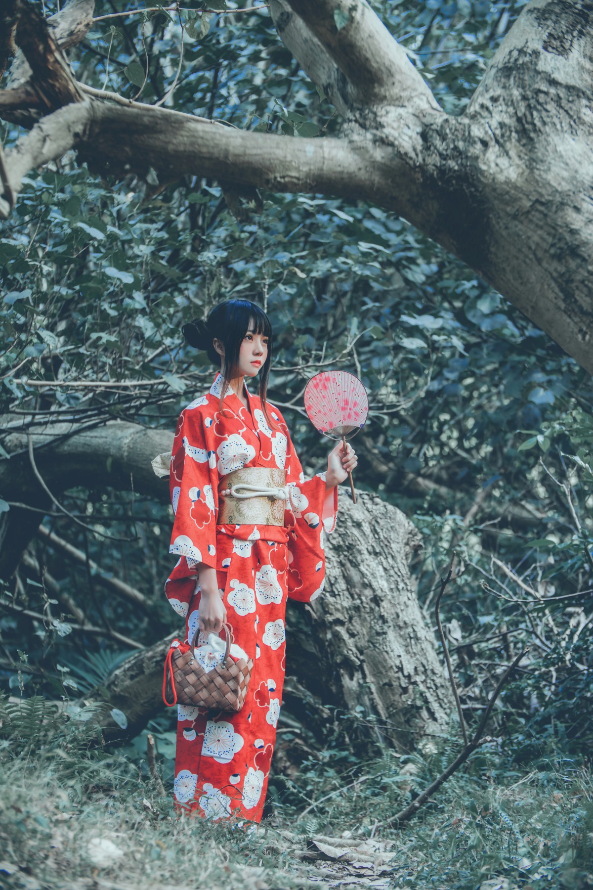 萝莉风COS桜桃喵–夏日祭-COSPLAY