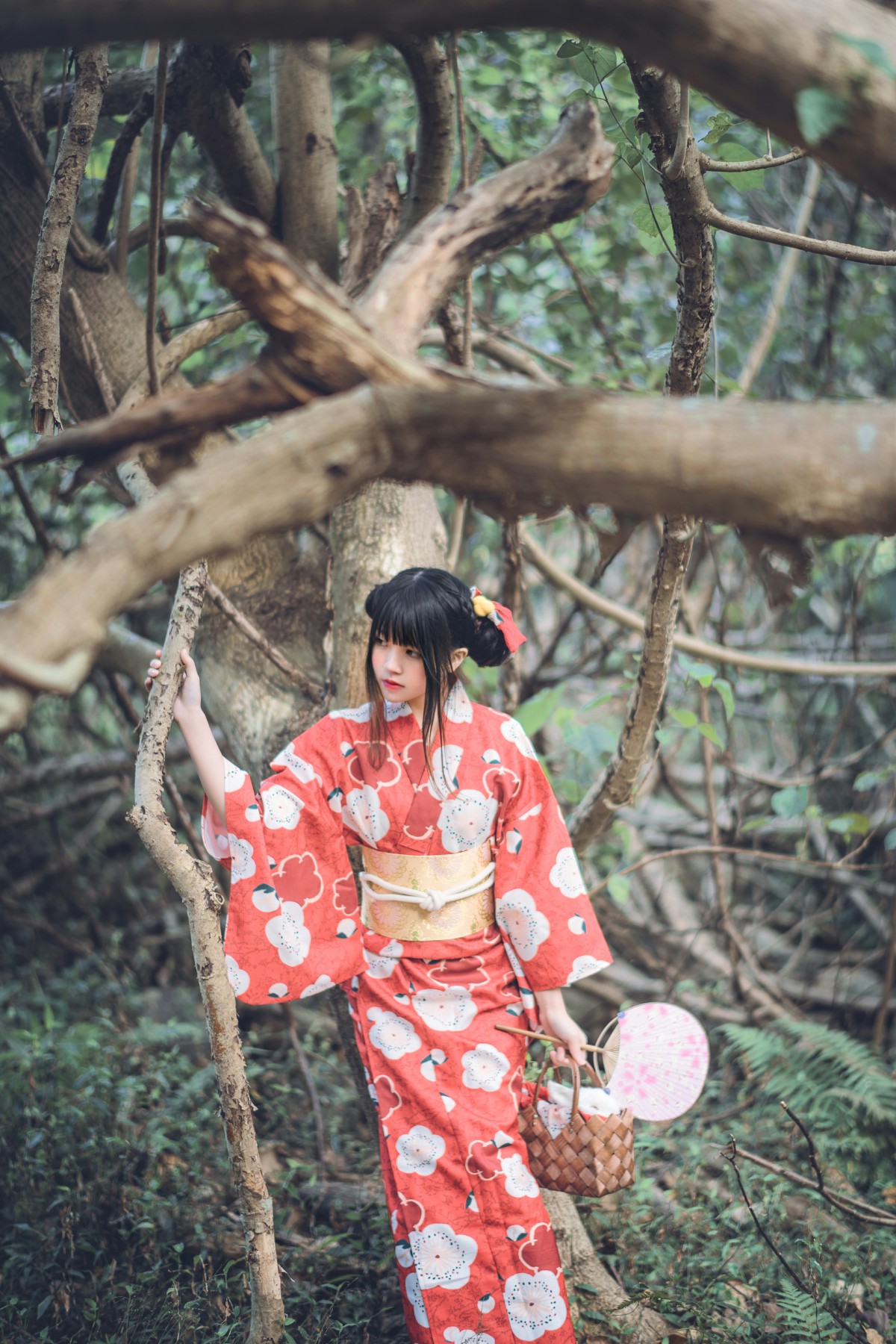 萝莉风COS桜桃喵–夏日祭-COSPLAY