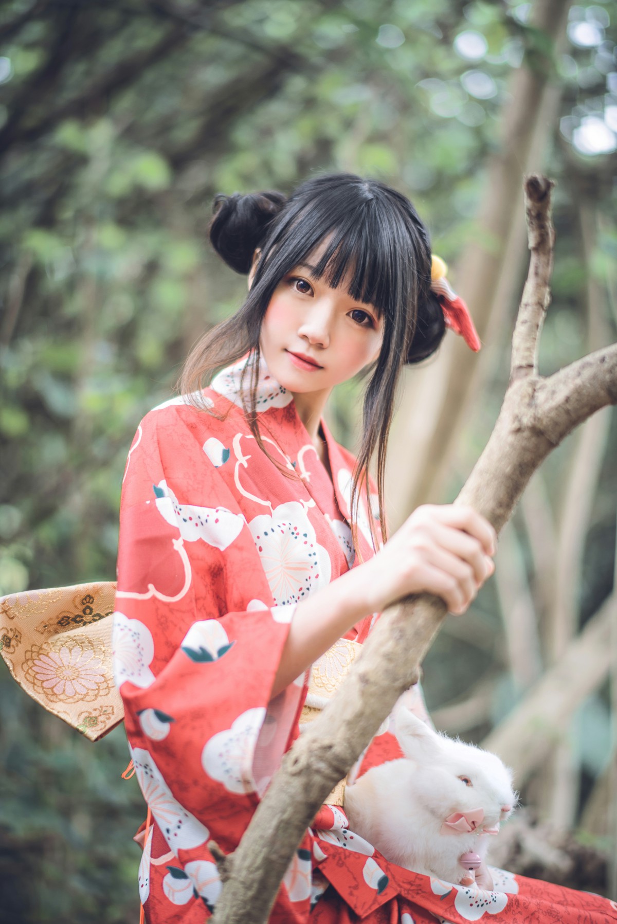 萝莉风COS桜桃喵–夏日祭-COSPLAY