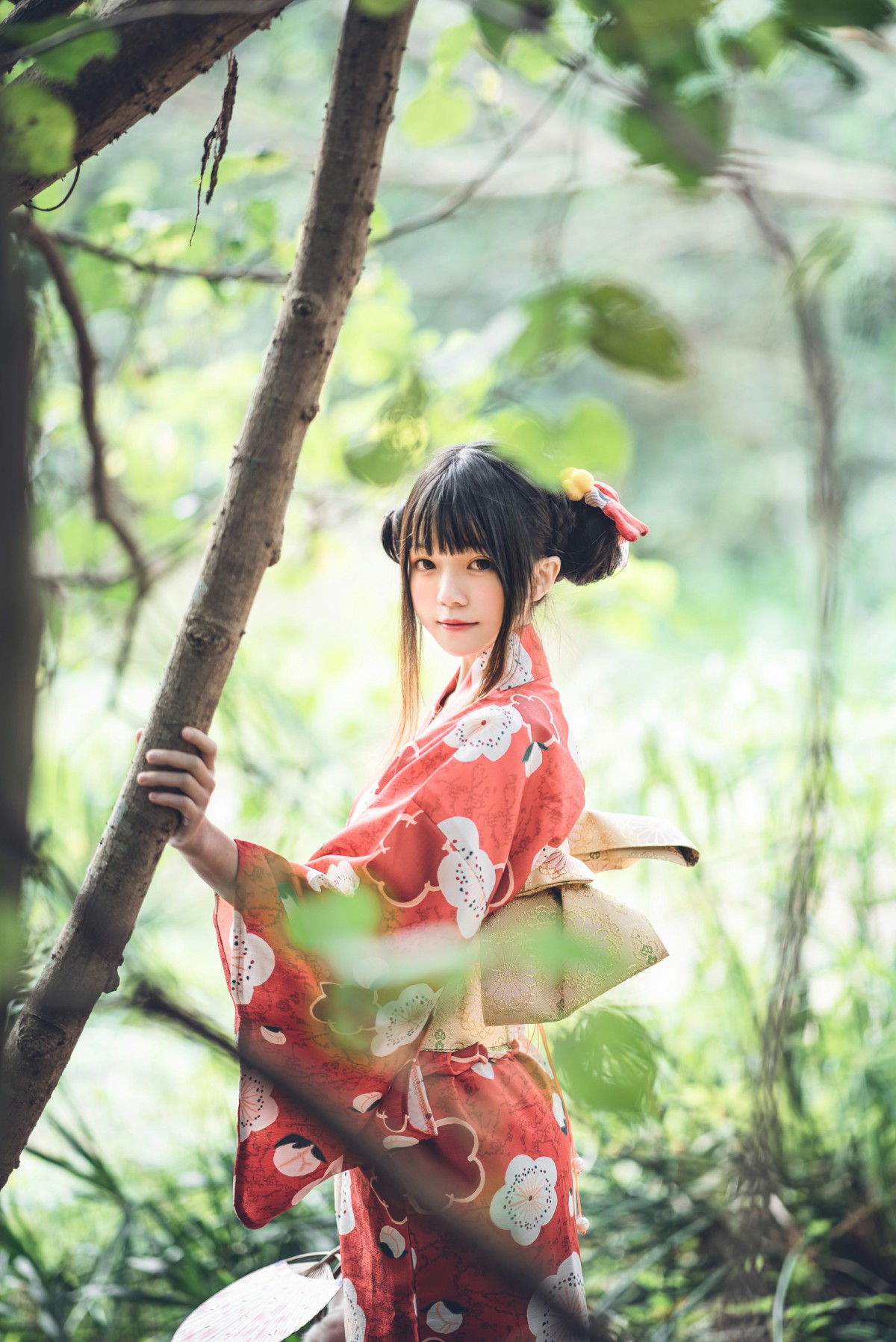 萝莉风COS桜桃喵–夏日祭-COSPLAY