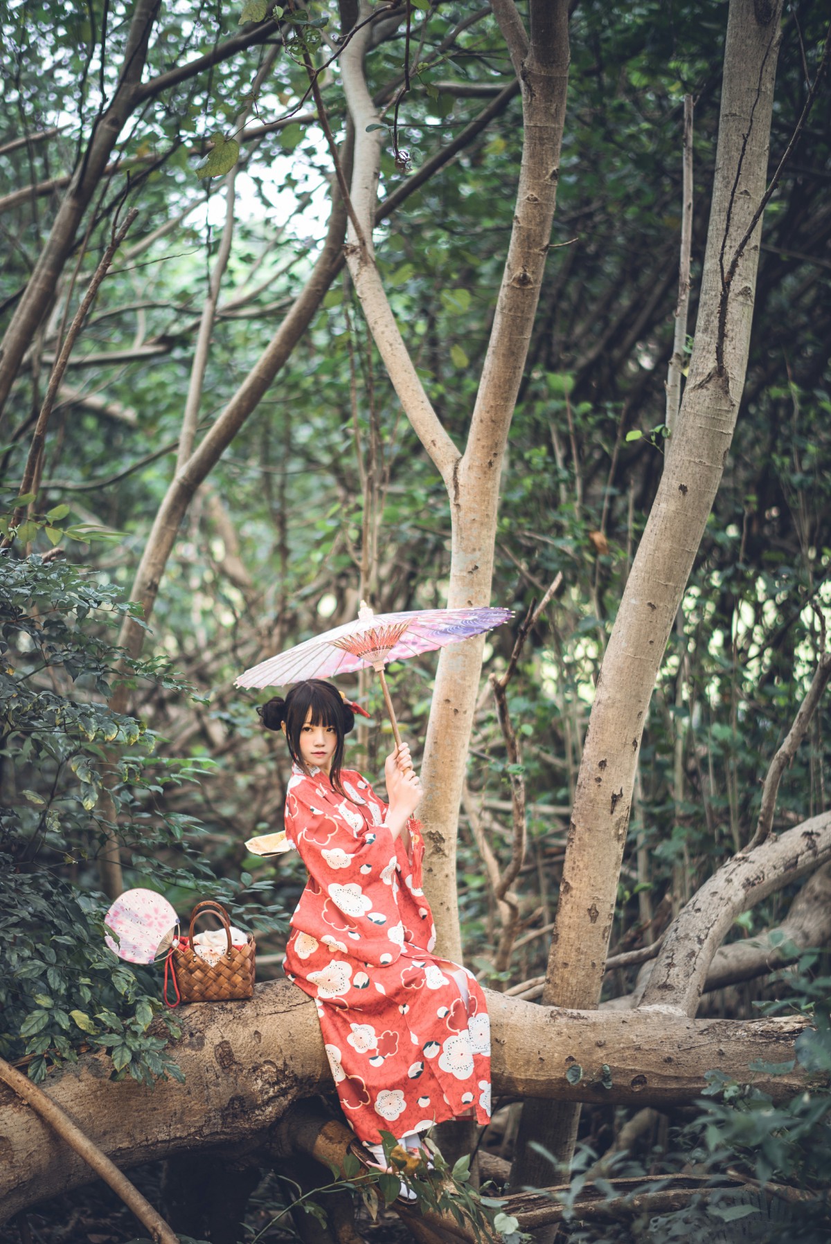 萝莉风COS桜桃喵–夏日祭-COSPLAY