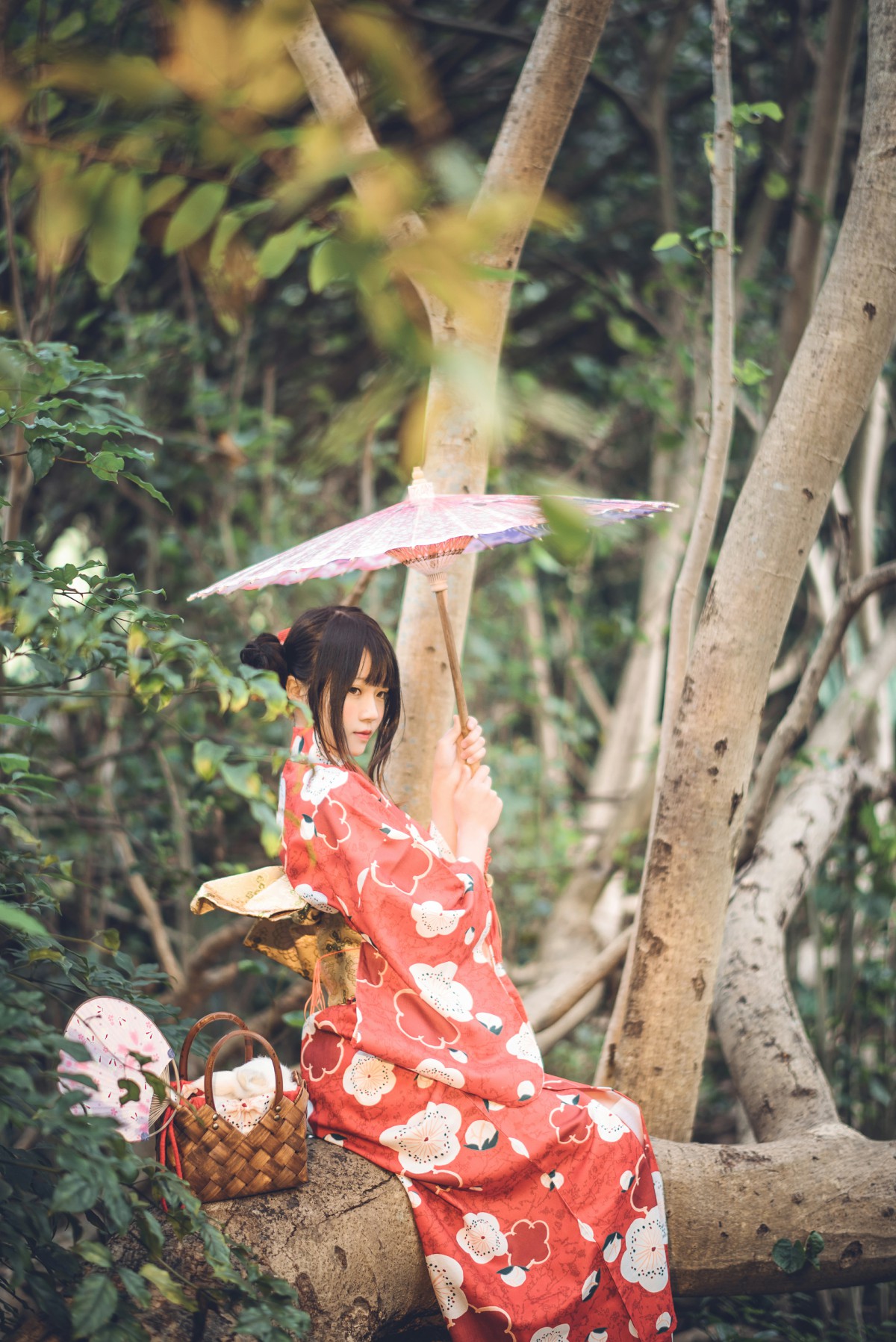 萝莉风COS桜桃喵–夏日祭-COSPLAY