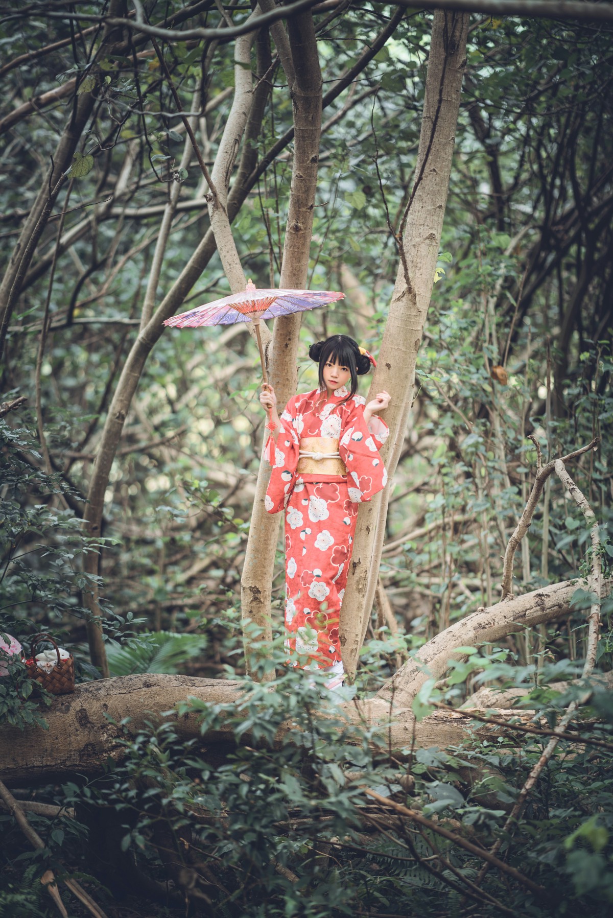 萝莉风COS桜桃喵–夏日祭-COSPLAY