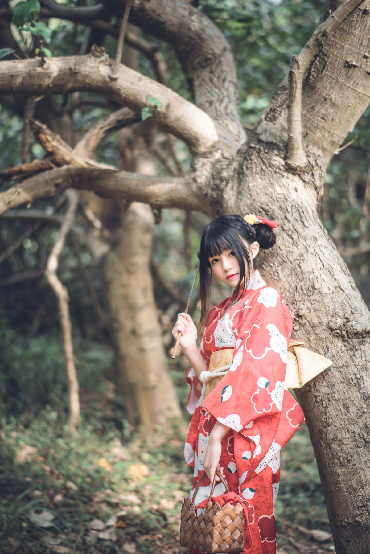 萝莉风COS桜桃喵–夏日祭-COSPLAY