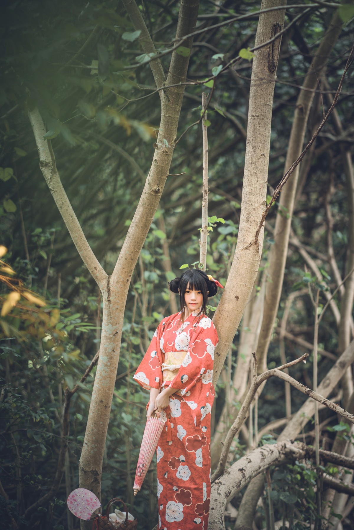 萝莉风COS桜桃喵–夏日祭-COSPLAY