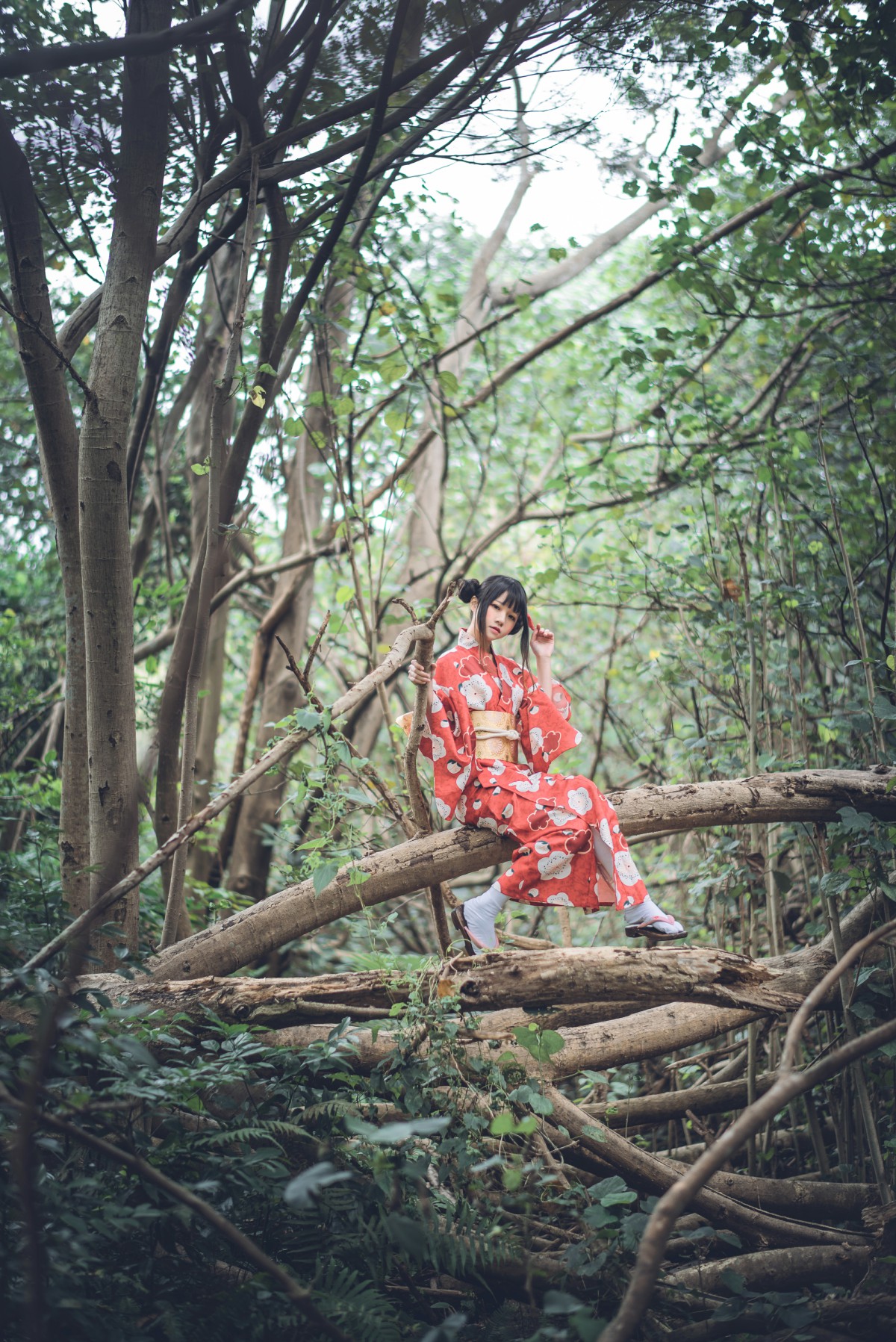 萝莉风COS桜桃喵–夏日祭-COSPLAY