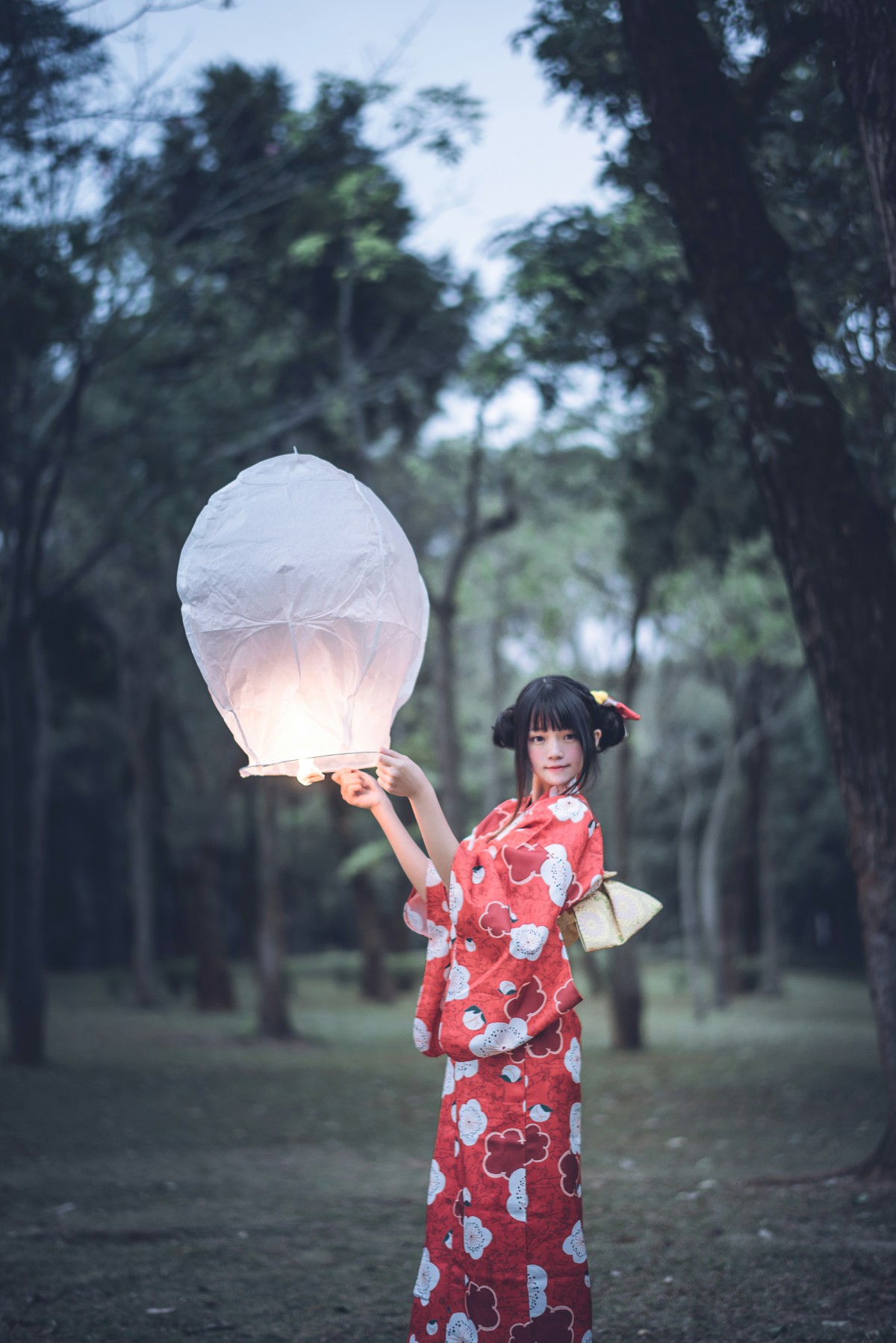 萝莉风COS桜桃喵–夏日祭-COSPLAY