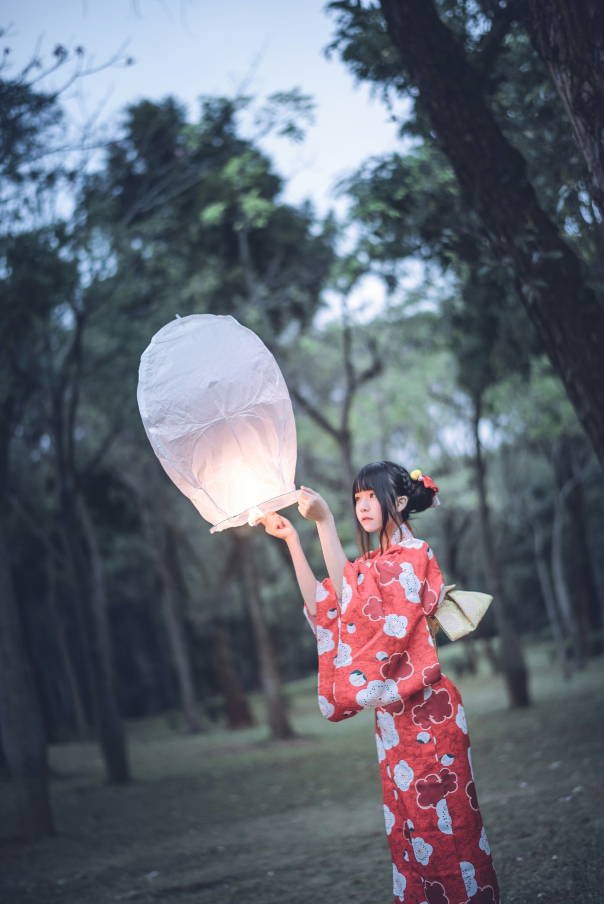 萝莉风COS桜桃喵–夏日祭-COSPLAY