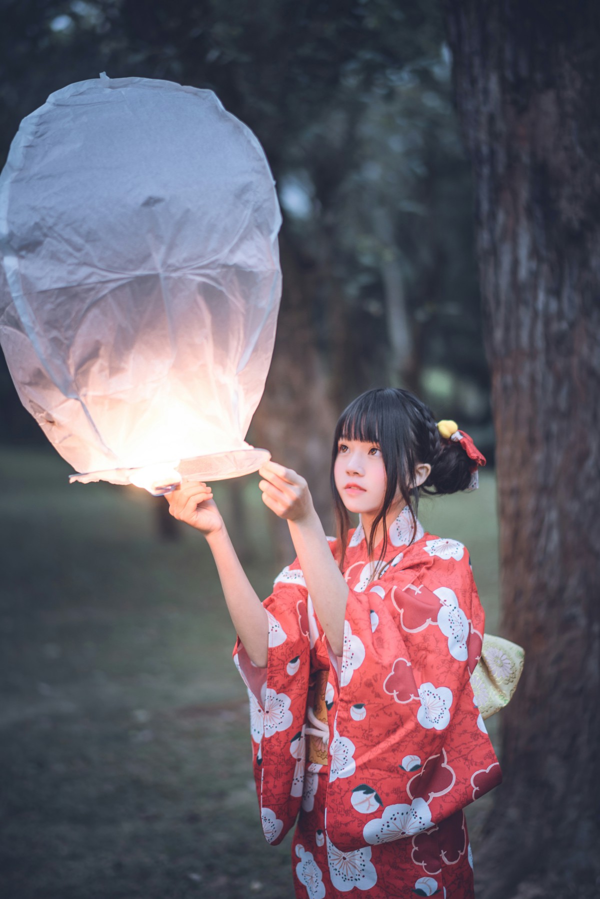 萝莉风COS桜桃喵–夏日祭-COSPLAY