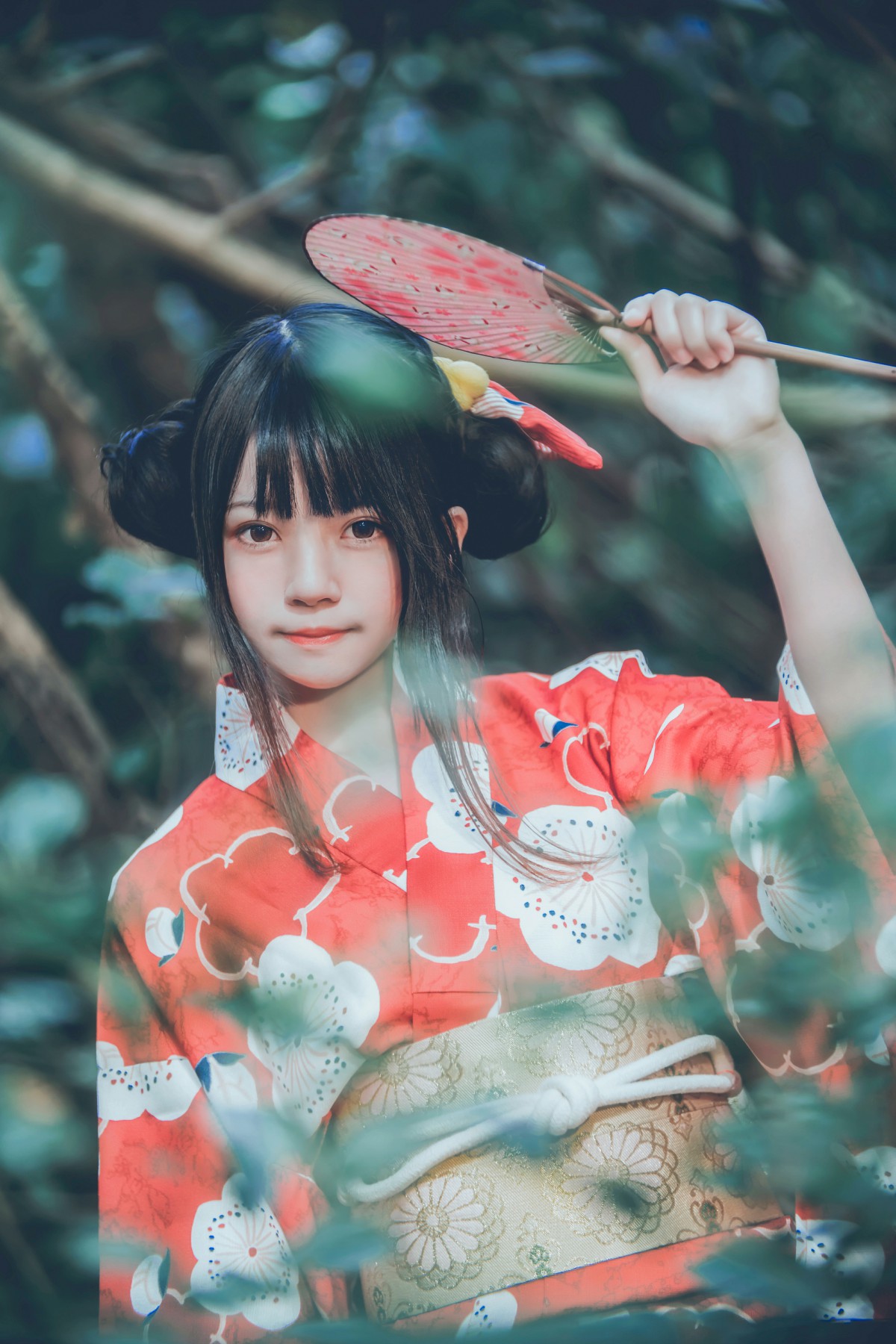 萝莉风COS桜桃喵–夏日祭-COSPLAY