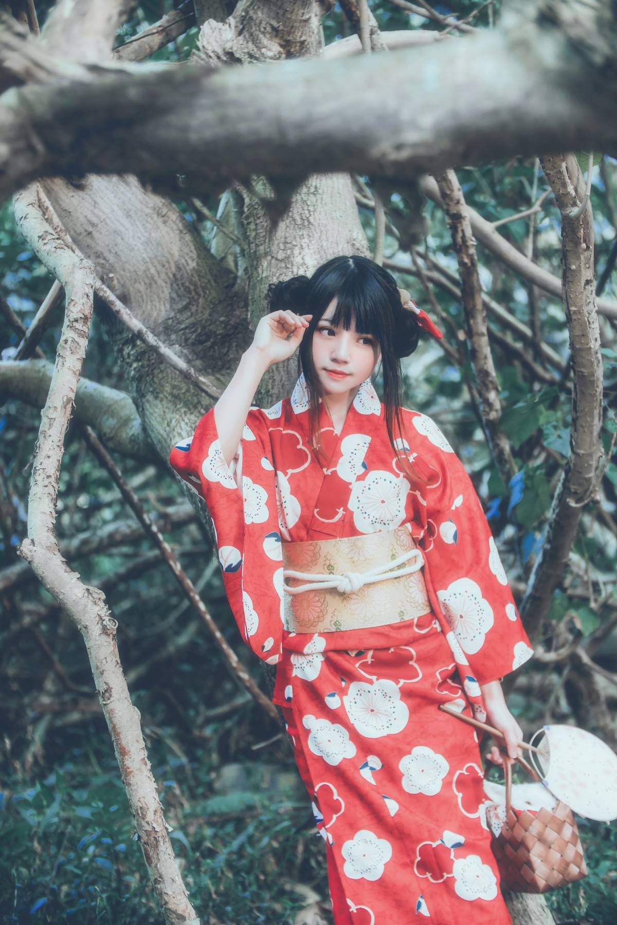 萝莉风COS桜桃喵–夏日祭-COSPLAY