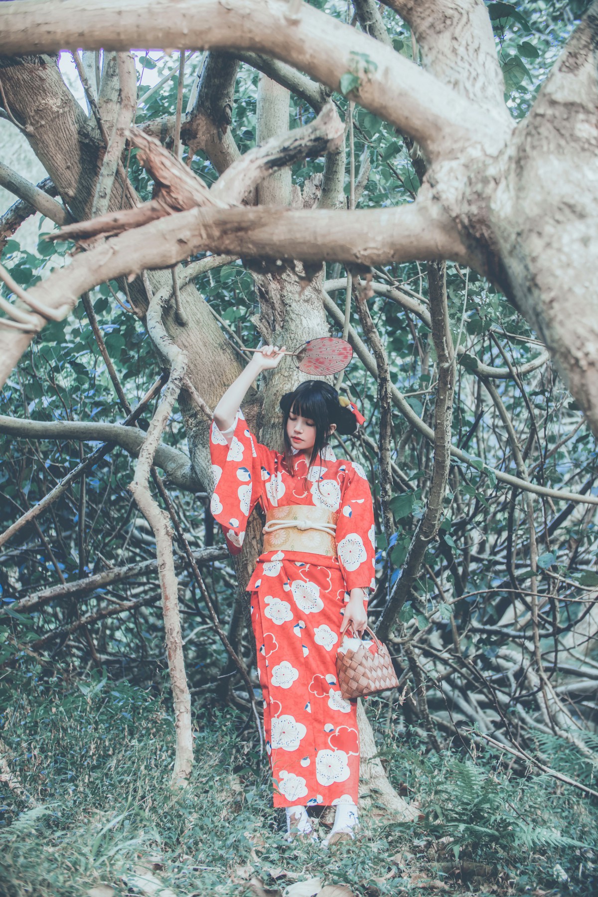 萝莉风COS桜桃喵–夏日祭-COSPLAY