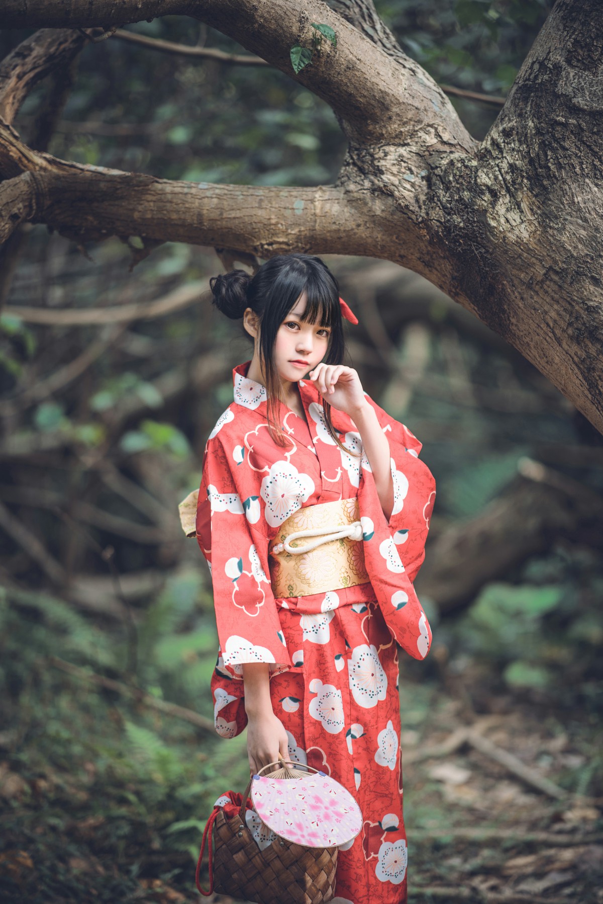 萝莉风COS桜桃喵–夏日祭-COSPLAY