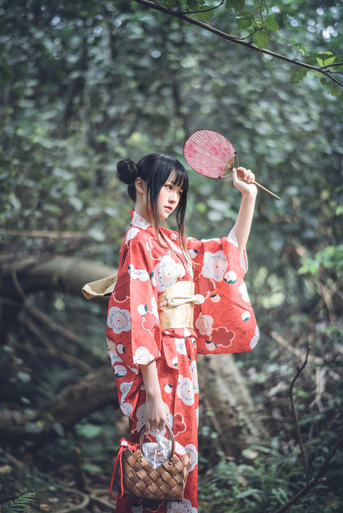 萝莉风COS桜桃喵–夏日祭-COSPLAY
