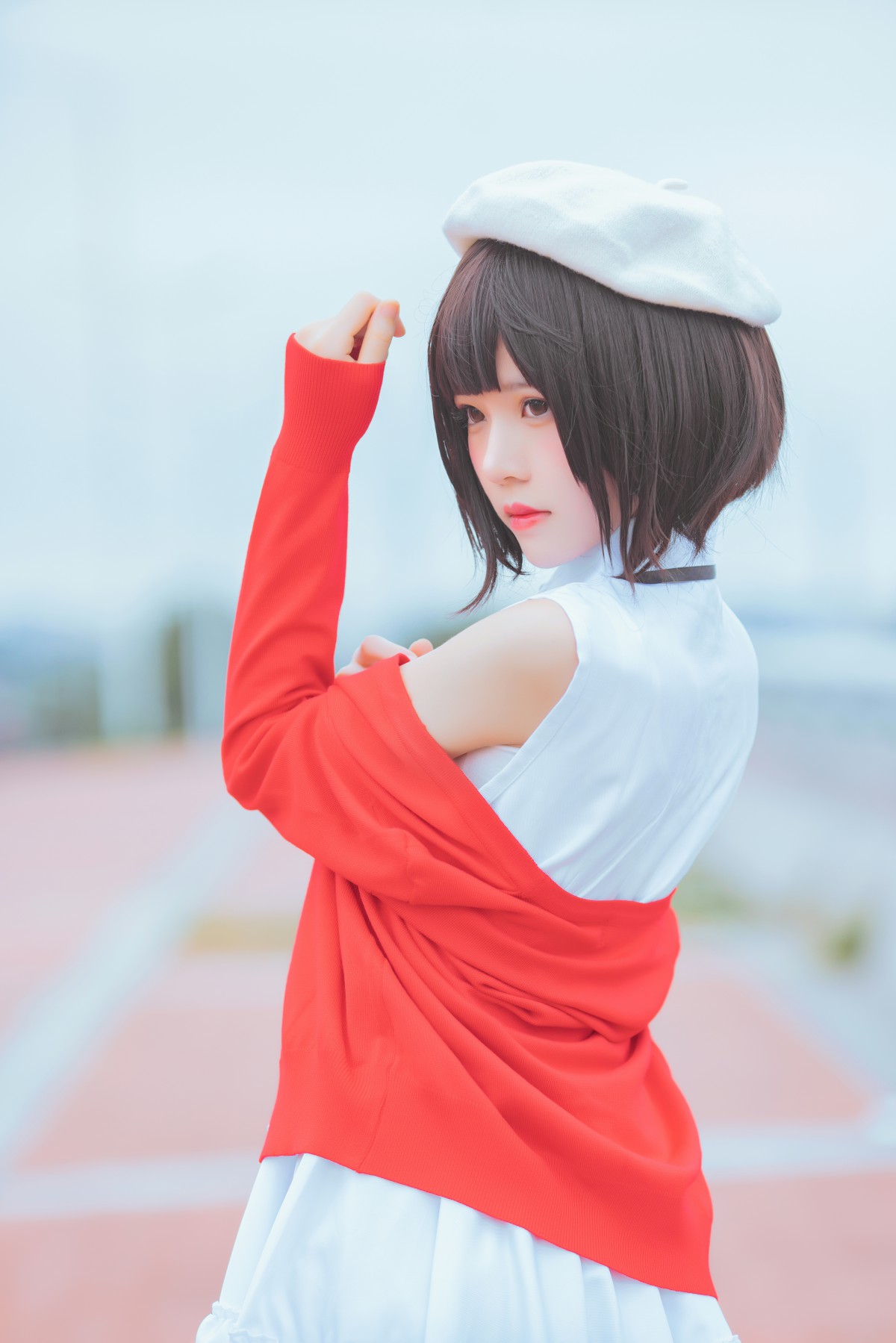 萝莉风COS桜桃喵–加藤惠系列之常服-COSPLAY