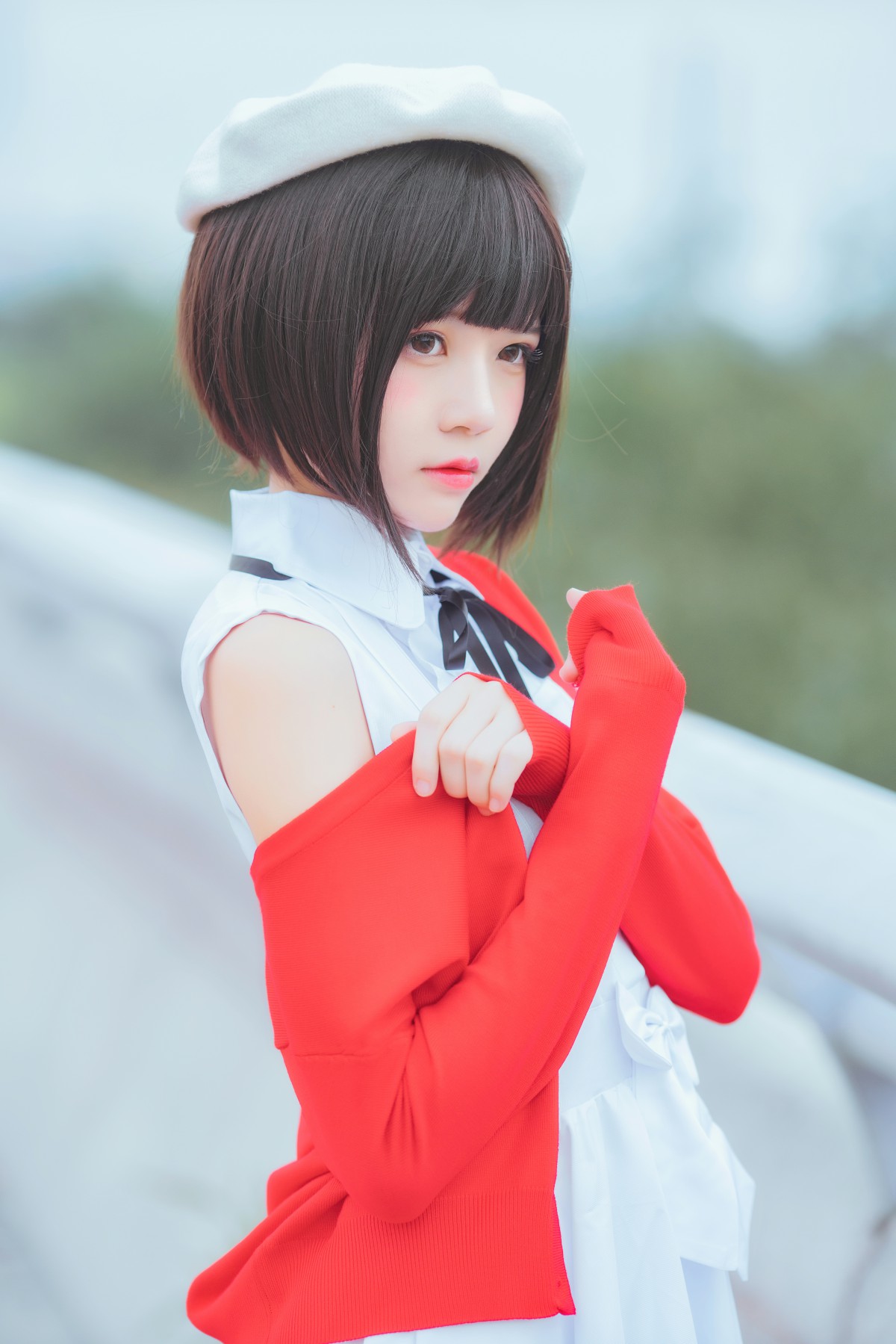 萝莉风COS桜桃喵–加藤惠系列之常服-COSPLAY