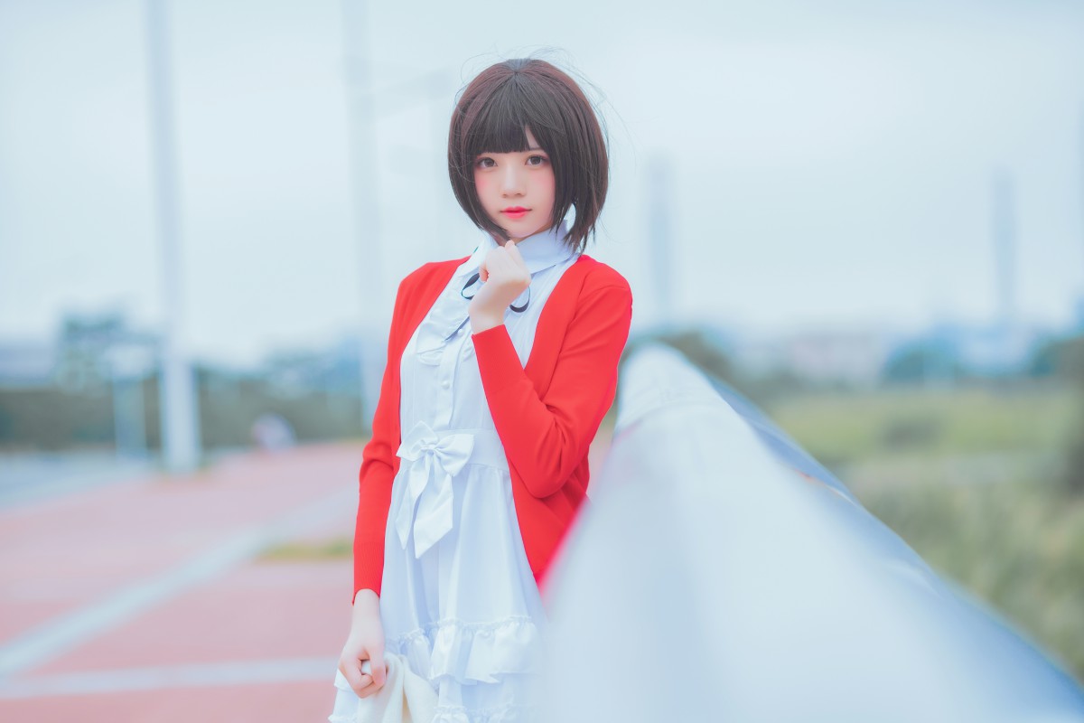 萝莉风COS桜桃喵–加藤惠系列之常服-COSPLAY