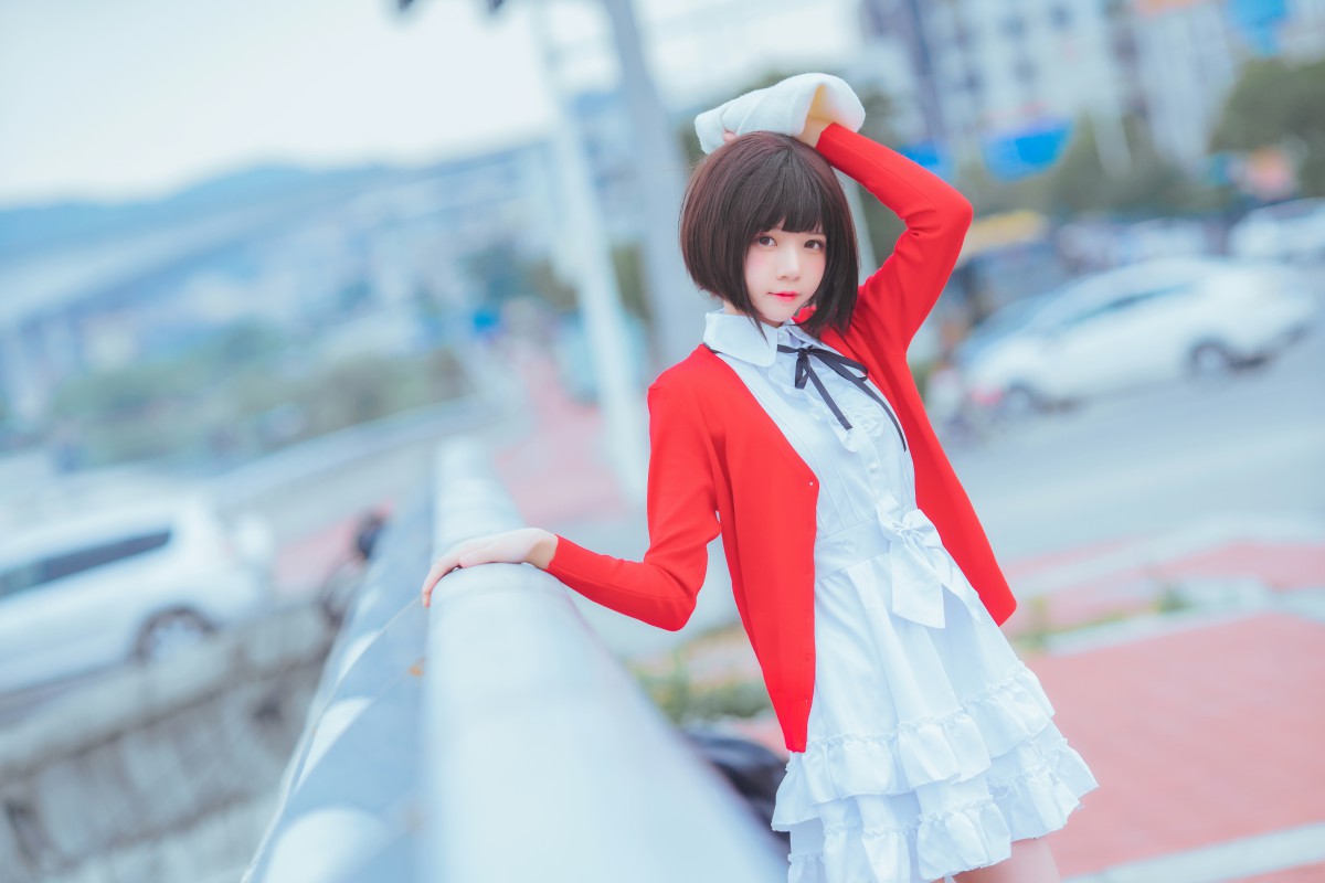 萝莉风COS桜桃喵–加藤惠系列之常服-COSPLAY