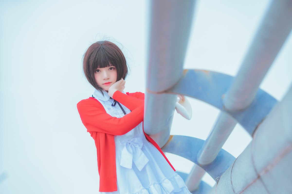 萝莉风COS桜桃喵–加藤惠系列之常服-COSPLAY