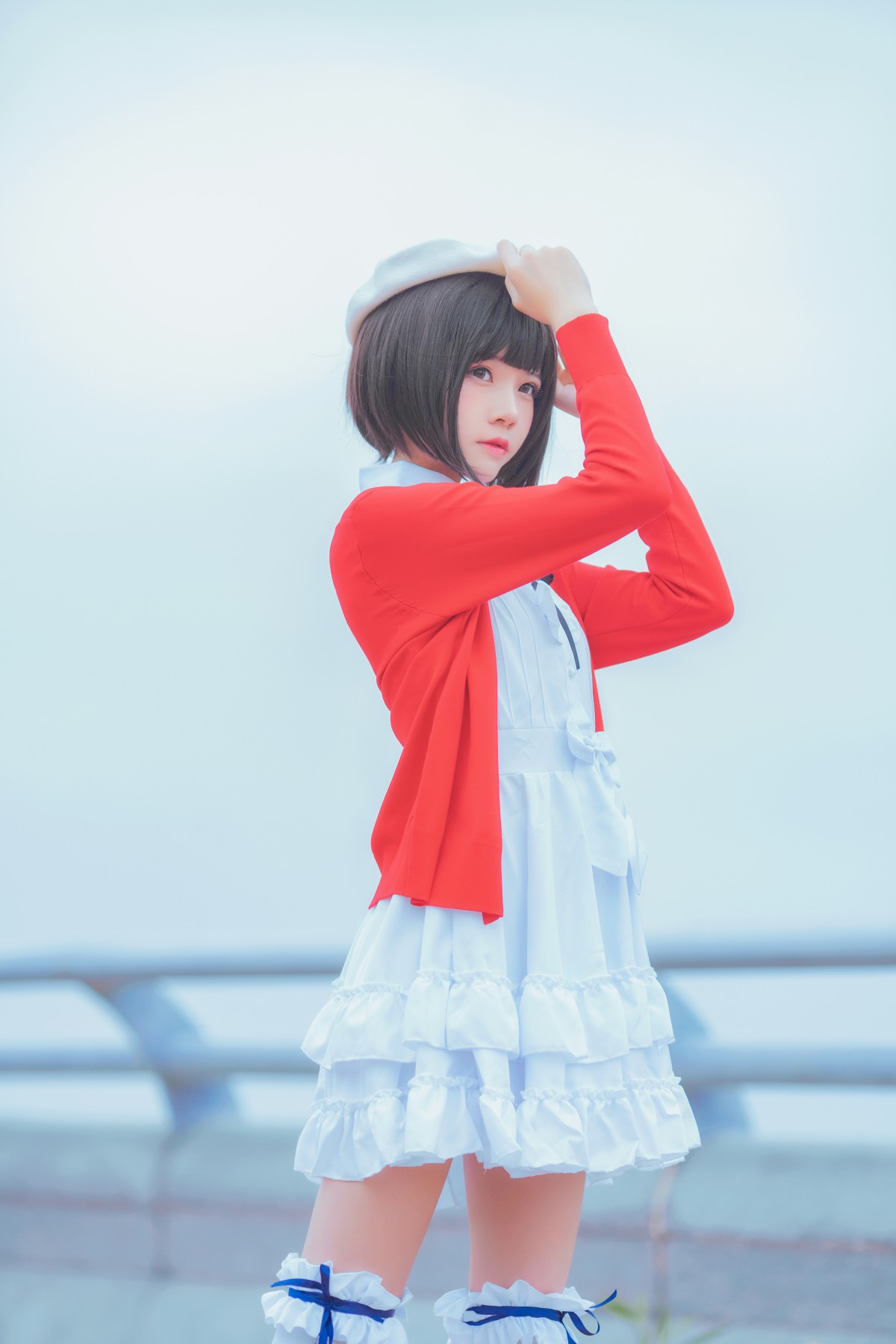 萝莉风COS桜桃喵–加藤惠系列之常服-COSPLAY