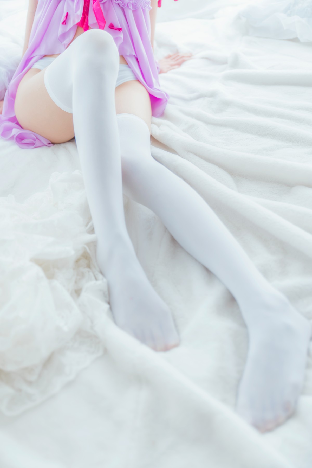 萝莉风COS桜桃喵–加藤惠系列之小睡裙-COSPLAY