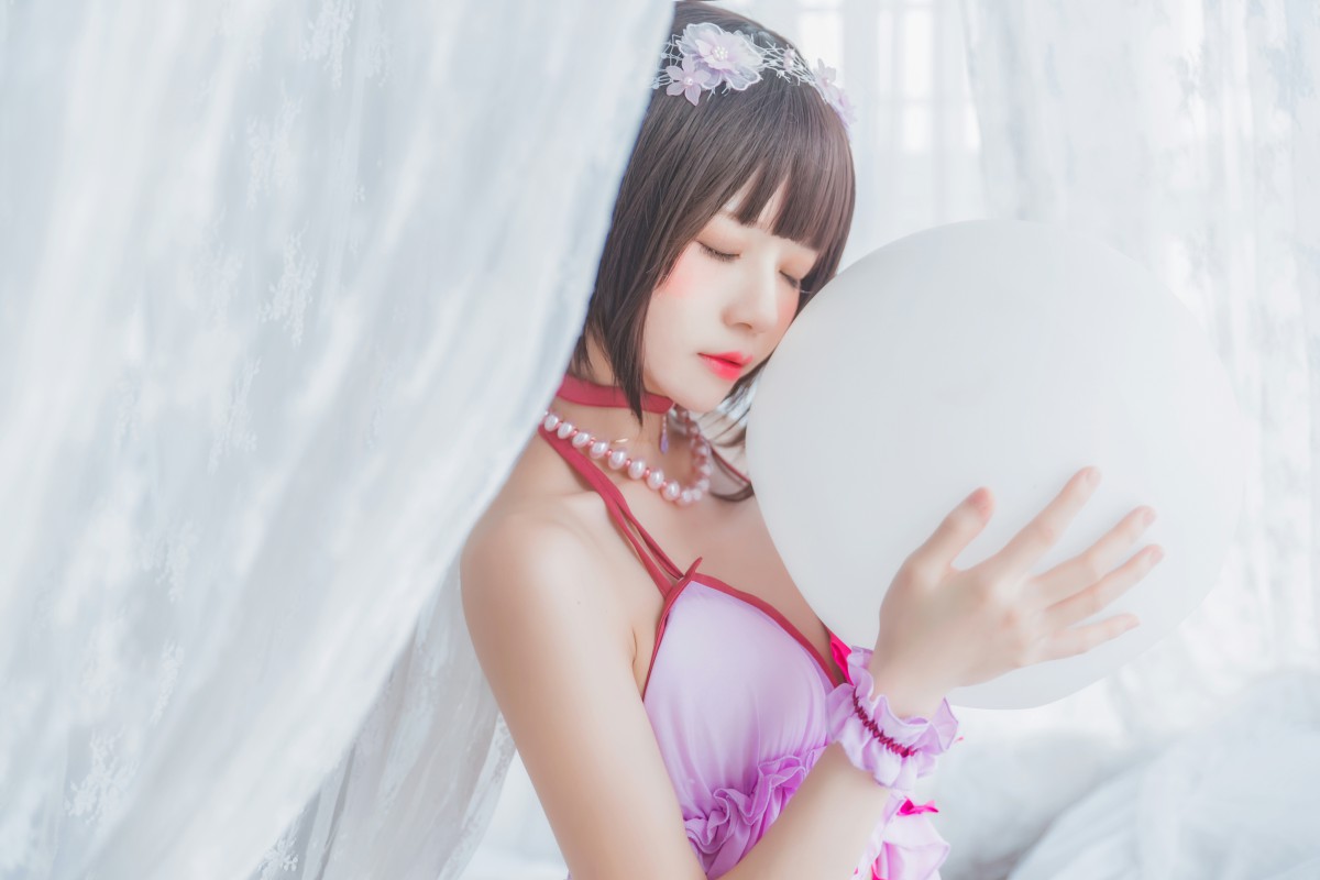 萝莉风COS桜桃喵–加藤惠系列之小睡裙-COSPLAY