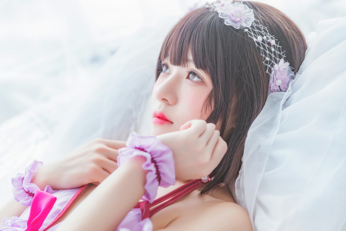 萝莉风COS桜桃喵–加藤惠系列之小睡裙-COSPLAY